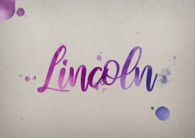 Lincoln Watercolor Name DP