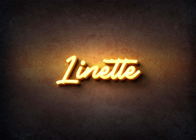 Glow Name Profile Picture for Linette