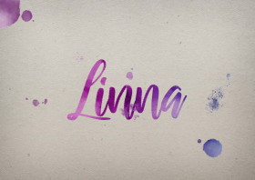 Linna Watercolor Name DP