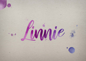 Linnie Watercolor Name DP