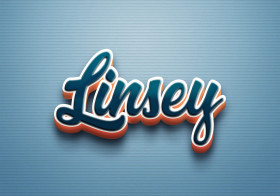 Cursive Name DP: Linsey