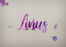 Linus Watercolor Name DP