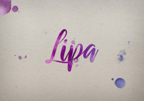 Lipa Watercolor Name DP