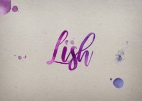 Lish Watercolor Name DP