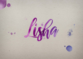 Lisha Watercolor Name DP