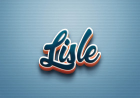 Cursive Name DP: Lisle