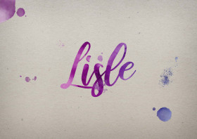 Lisle Watercolor Name DP