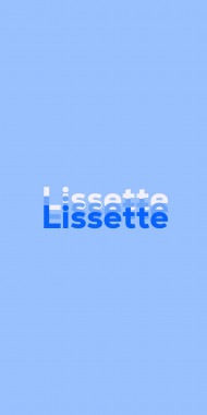 Name DP: Lissette