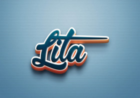 Cursive Name DP: Lita