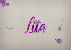 Lita Watercolor Name DP