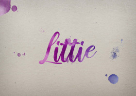 Littie Watercolor Name DP