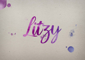 Litzy Watercolor Name DP