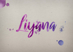 Liyana Watercolor Name DP