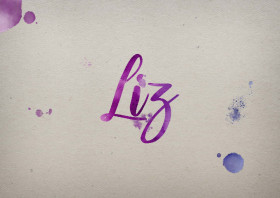Liz Watercolor Name DP