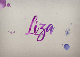 Liza Watercolor Name DP