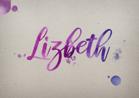 Lizbeth Watercolor Name DP