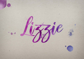 Lizzie Watercolor Name DP