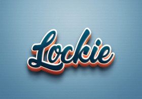 Cursive Name DP: Lockie