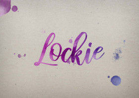 Lockie Watercolor Name DP