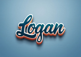 Cursive Name DP: Logan