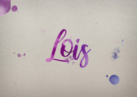 Lois Watercolor Name DP