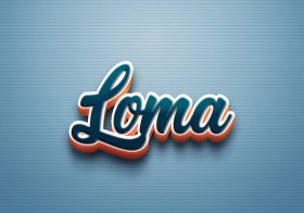 Cursive Name DP: Loma
