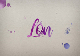 Lon Watercolor Name DP