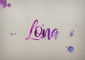 Lona Watercolor Name DP