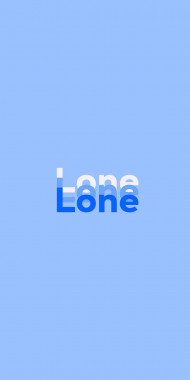 Name DP: Lone