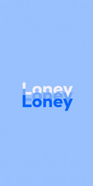 Name DP: Loney