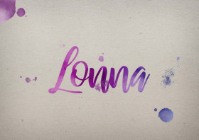 Lonna Watercolor Name DP
