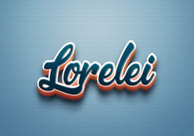 Cursive Name DP: Lorelei