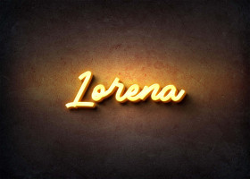 Glow Name Profile Picture for Lorena