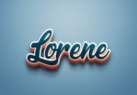 Cursive Name DP: Lorene