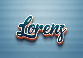 Cursive Name DP: Lorenz