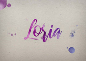 Loria Watercolor Name DP