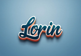 Cursive Name DP: Lorin