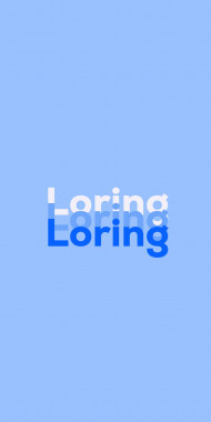 Name DP: Loring
