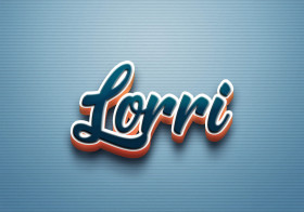 Cursive Name DP: Lorri