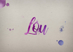 Lou Watercolor Name DP