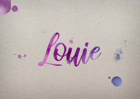 Louie Watercolor Name DP