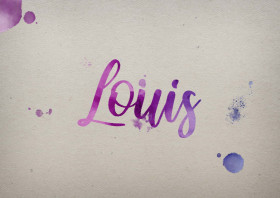 Louis Watercolor Name DP