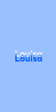 Name DP: Louisa