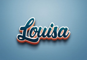 Cursive Name DP: Louisa
