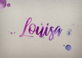 Louisa Watercolor Name DP