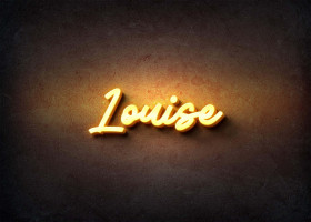 Glow Name Profile Picture for Louise