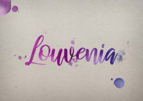Louvenia Watercolor Name DP