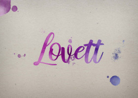 Lovett Watercolor Name DP
