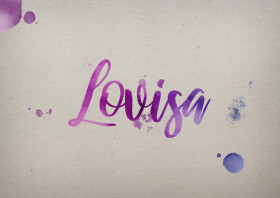 Lovisa Watercolor Name DP