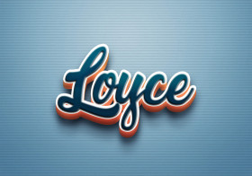 Cursive Name DP: Loyce